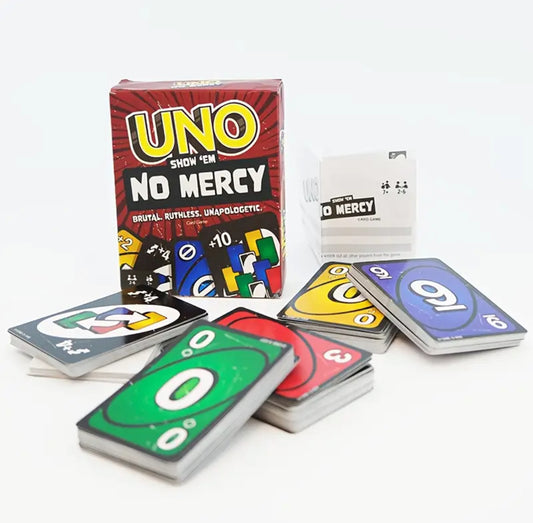 Juego de cartas UNO No Mercy, de caja normal