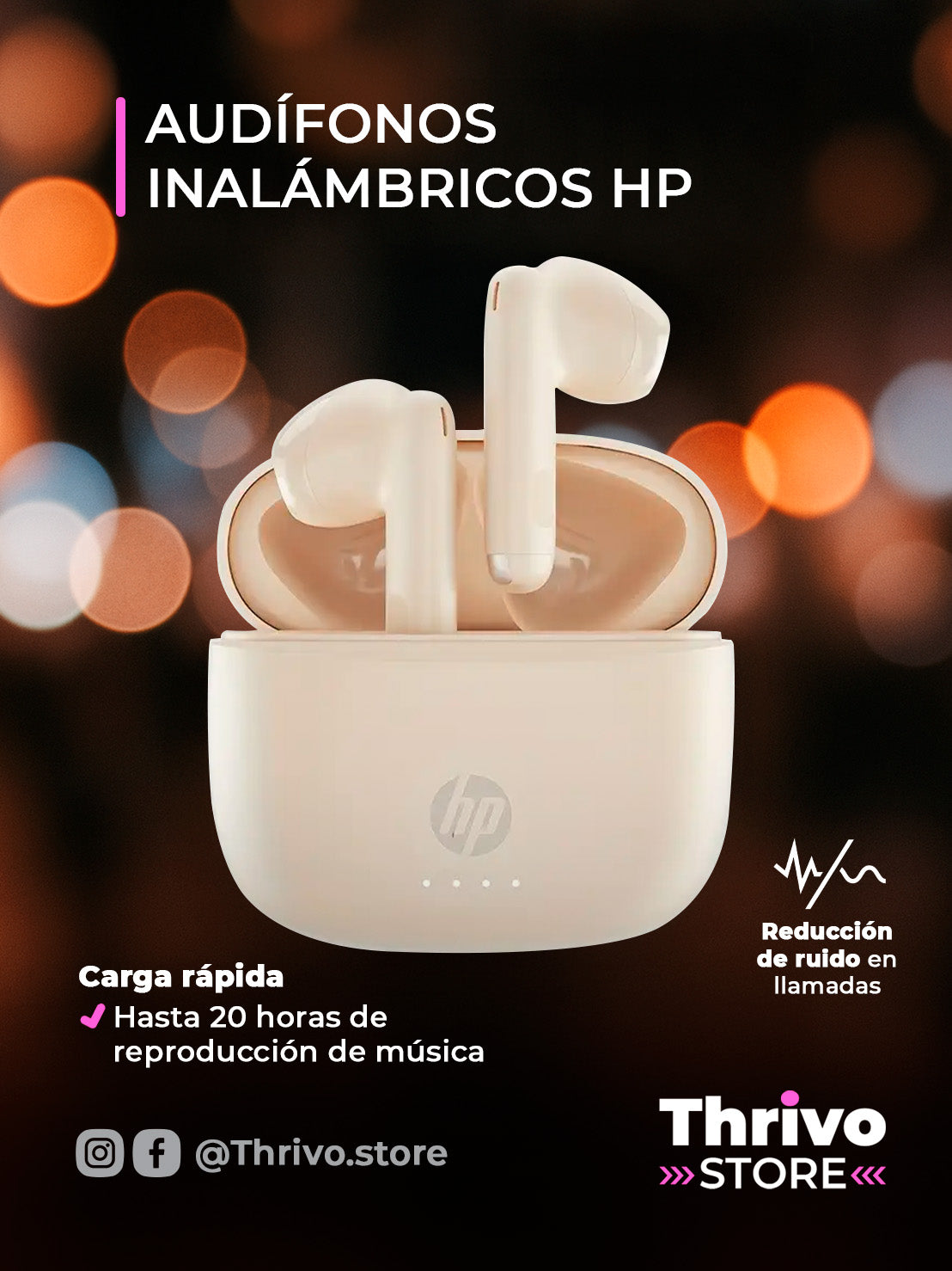 Audífonos inalámbricos HP