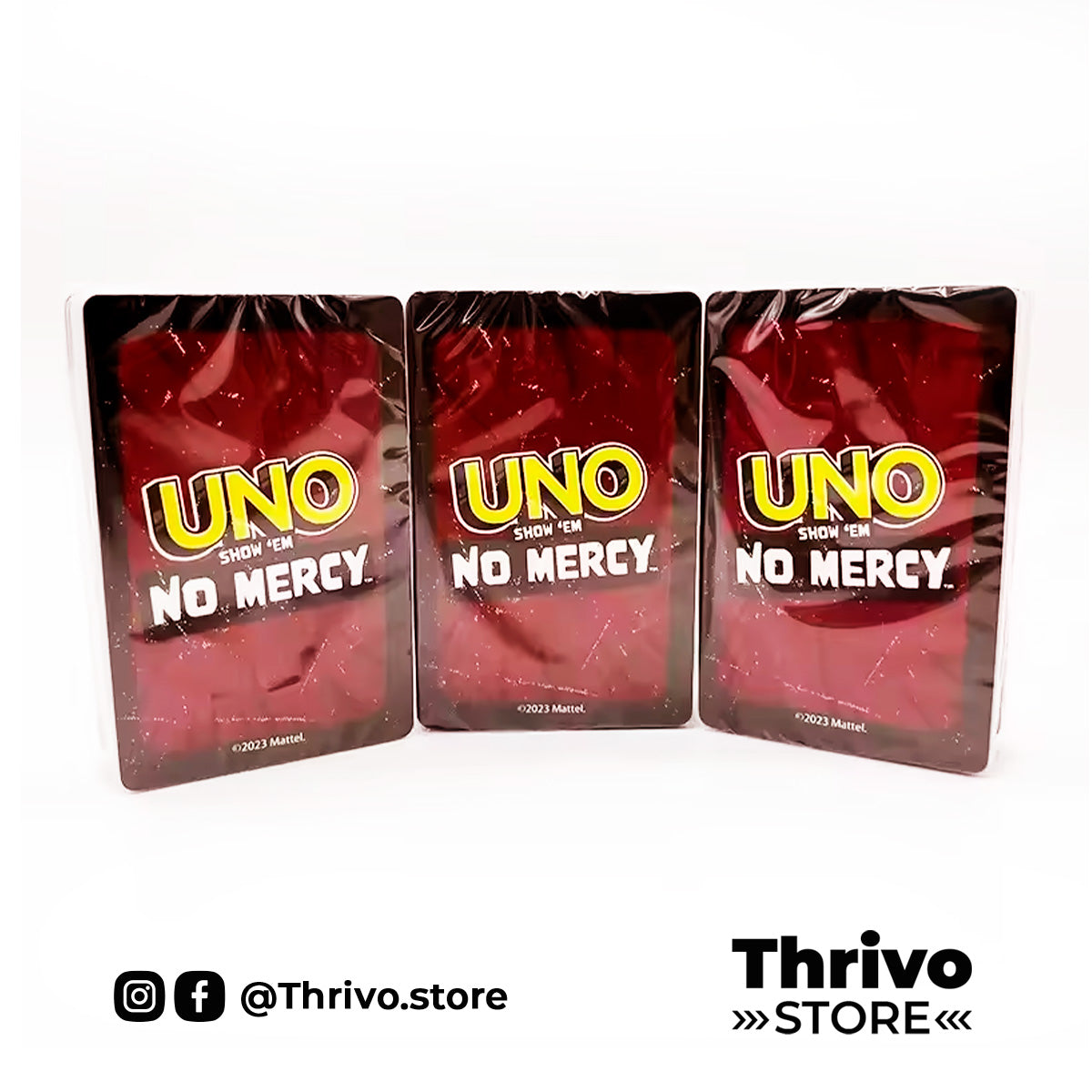 Juego de cartas UNO No Mercy, de caja metálica