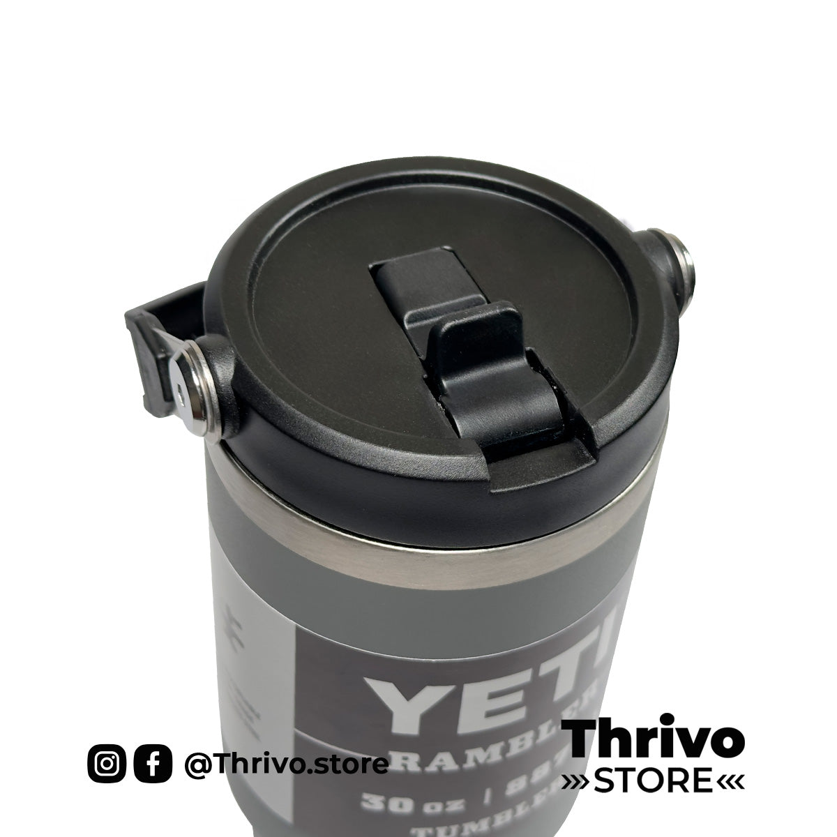 Termo YETI de 30 Oz con agarradero y boquilla, variedad de colores