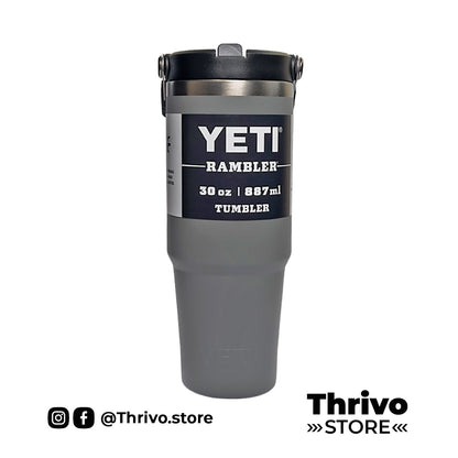 Termo YETI de 30 Oz con agarradero y boquilla, variedad de colores
