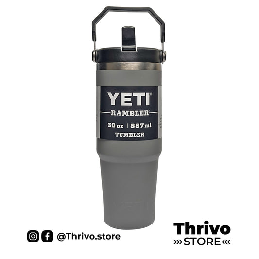 Termo YETI de 30 Oz con agarradero y boquilla, variedad de colores