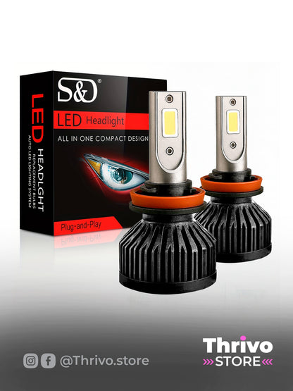 Luces LED 20,000 lúmenes para carro